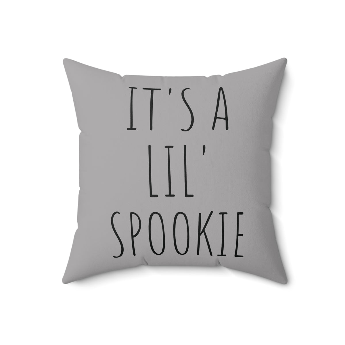 Throw Pillow w/ Authentic Vintage Halloween Image of Clown on a Tricycle 1950s - 'It's a Lil' Spookie'