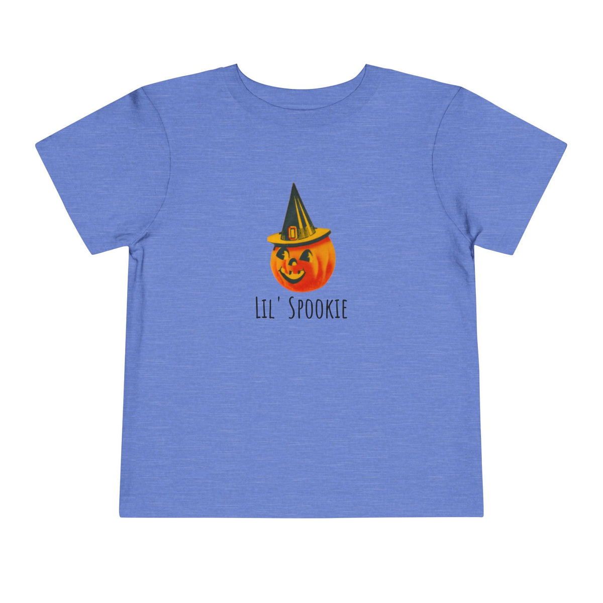 Toddler T w/ Authentic Vintage Halloween 1950s JOL with Witch Hat Image "Lil' Spookie"