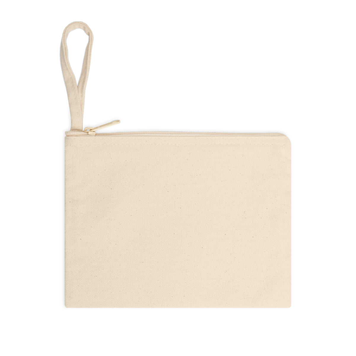 Canvas Zipper Pouch w/Extremely Rare Early 1900s Place Card