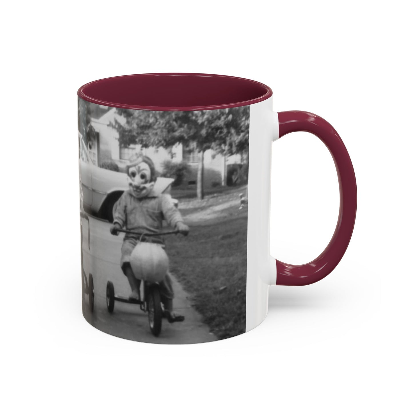 1940's Clown on a Tricycle  Colorful Mug