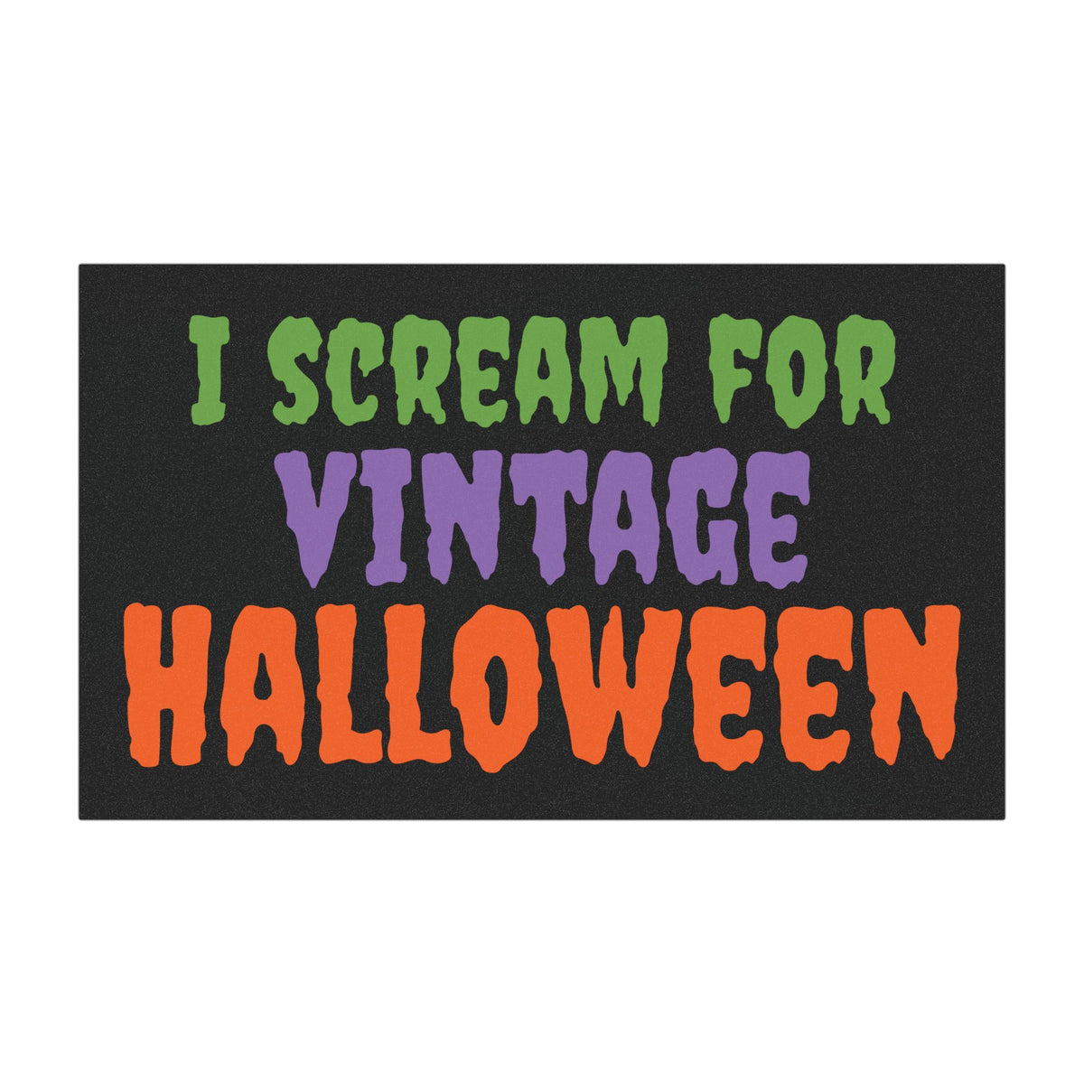 Car Magnet "I Scream For Vintage Halloween"