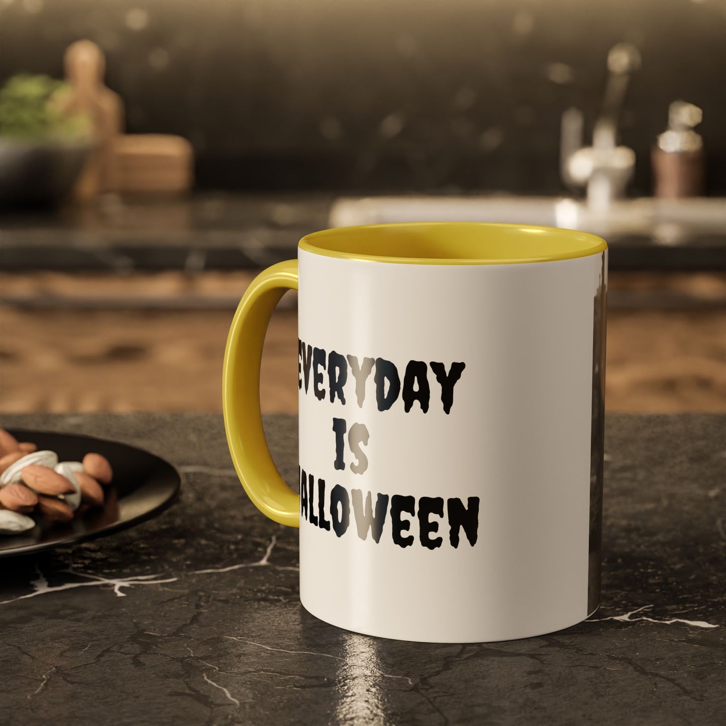 1940's Everyday is Halloween Ghouls Colorful Mug