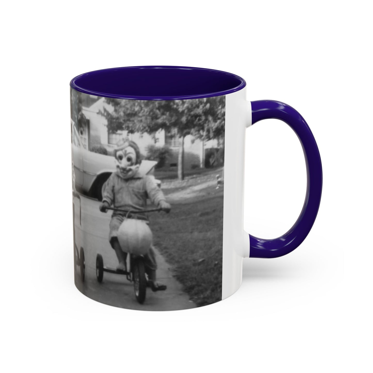 1940's Clown on a Tricycle  Colorful Mug