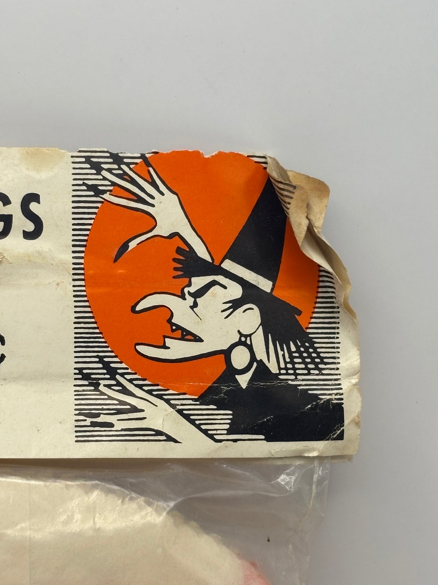 Vintage Halloween 1950s 50 Trick Or Treat "Loot" Bags In Original Packaging