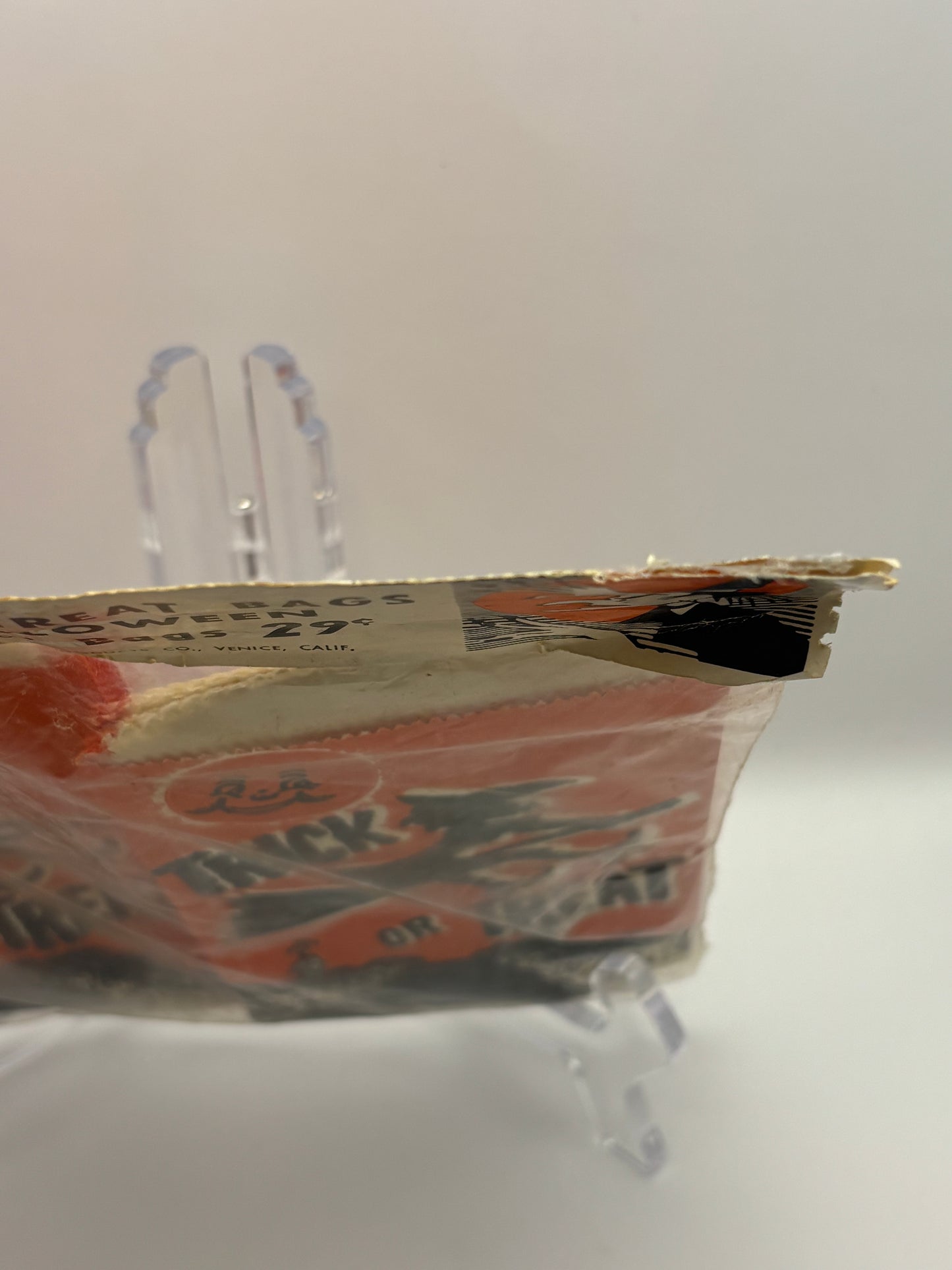 Vintage Halloween 1950s 50 Trick Or Treat "Loot" Bags In Original Packaging