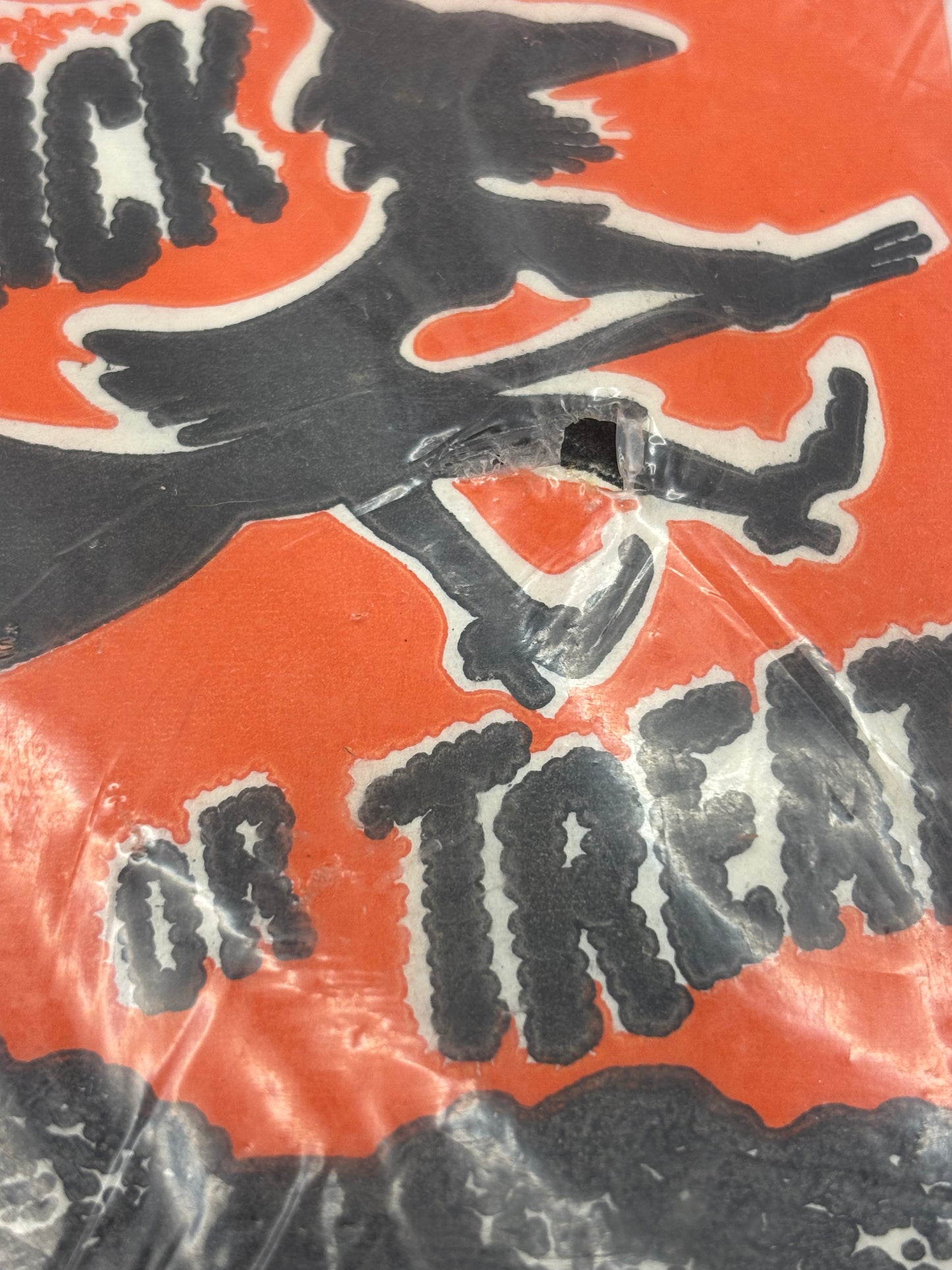 Vintage Halloween 1950s 50 Trick Or Treat "Loot" Bags In Original Packaging