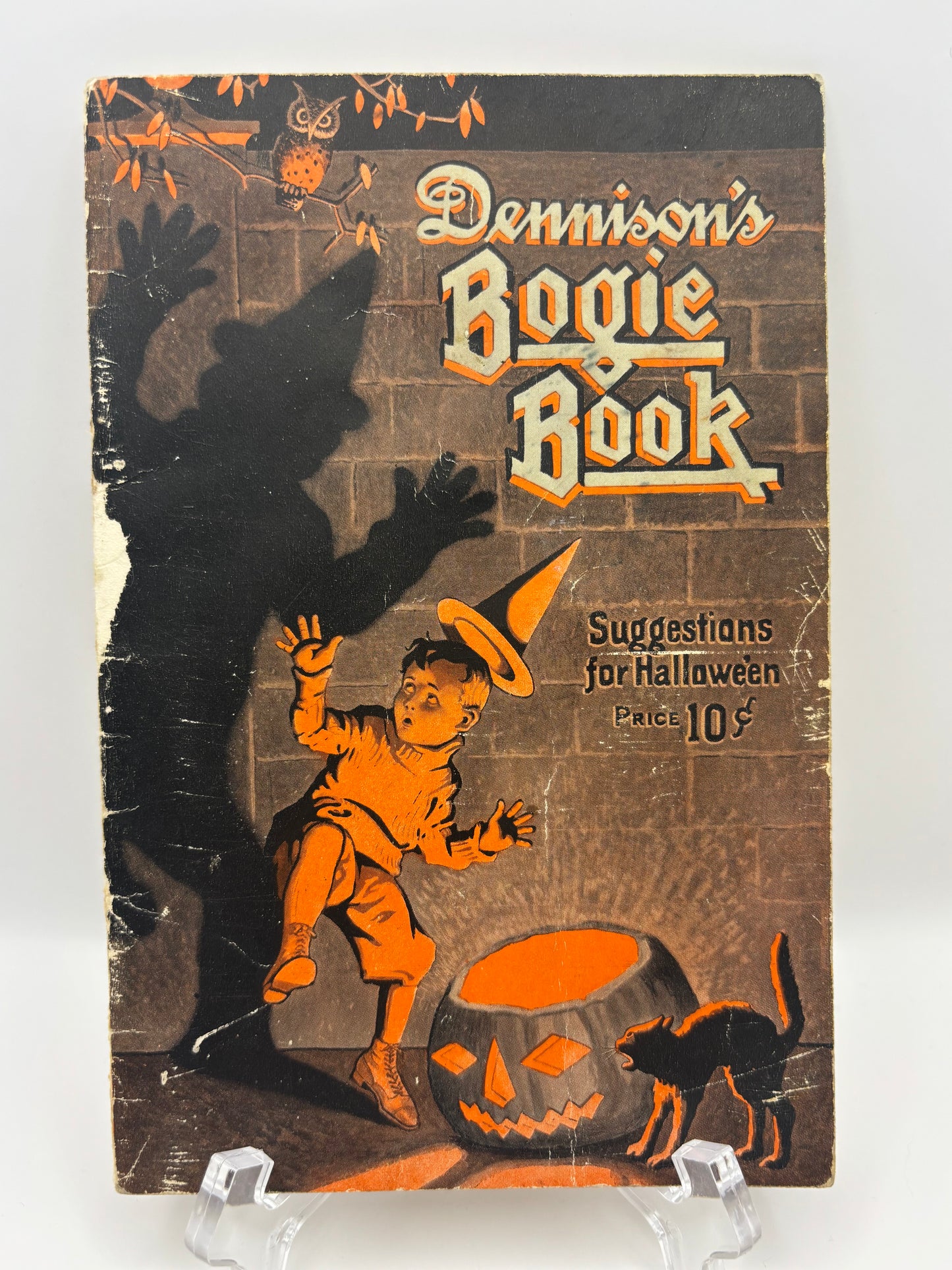 Vintage Halloween 1923 Softcover Dennison Bogie Book