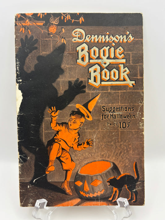 Vintage Halloween 1923 Softcover Dennison Bogie Book