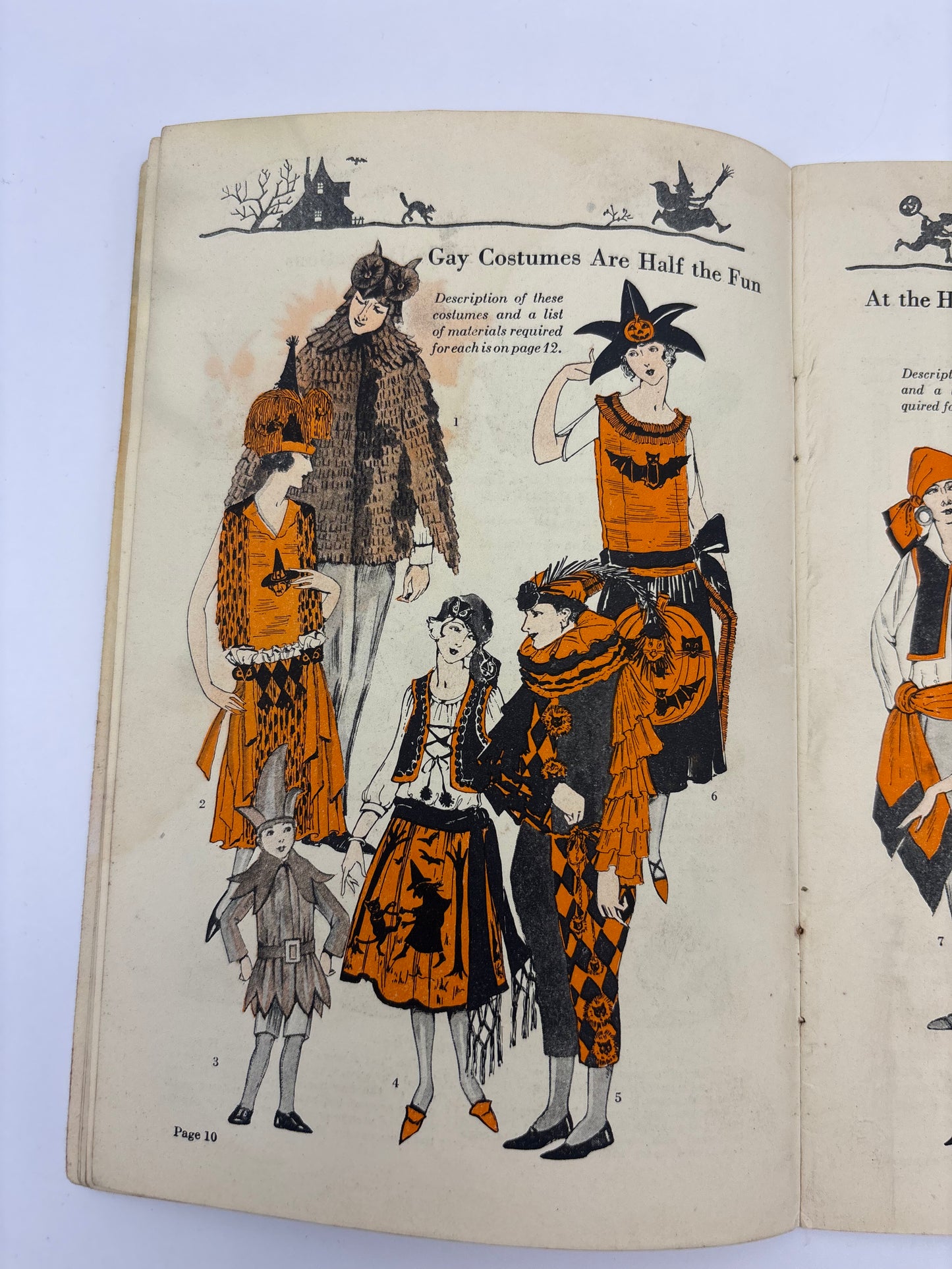Vintage Halloween 1923 Softcover Dennison Bogie Book