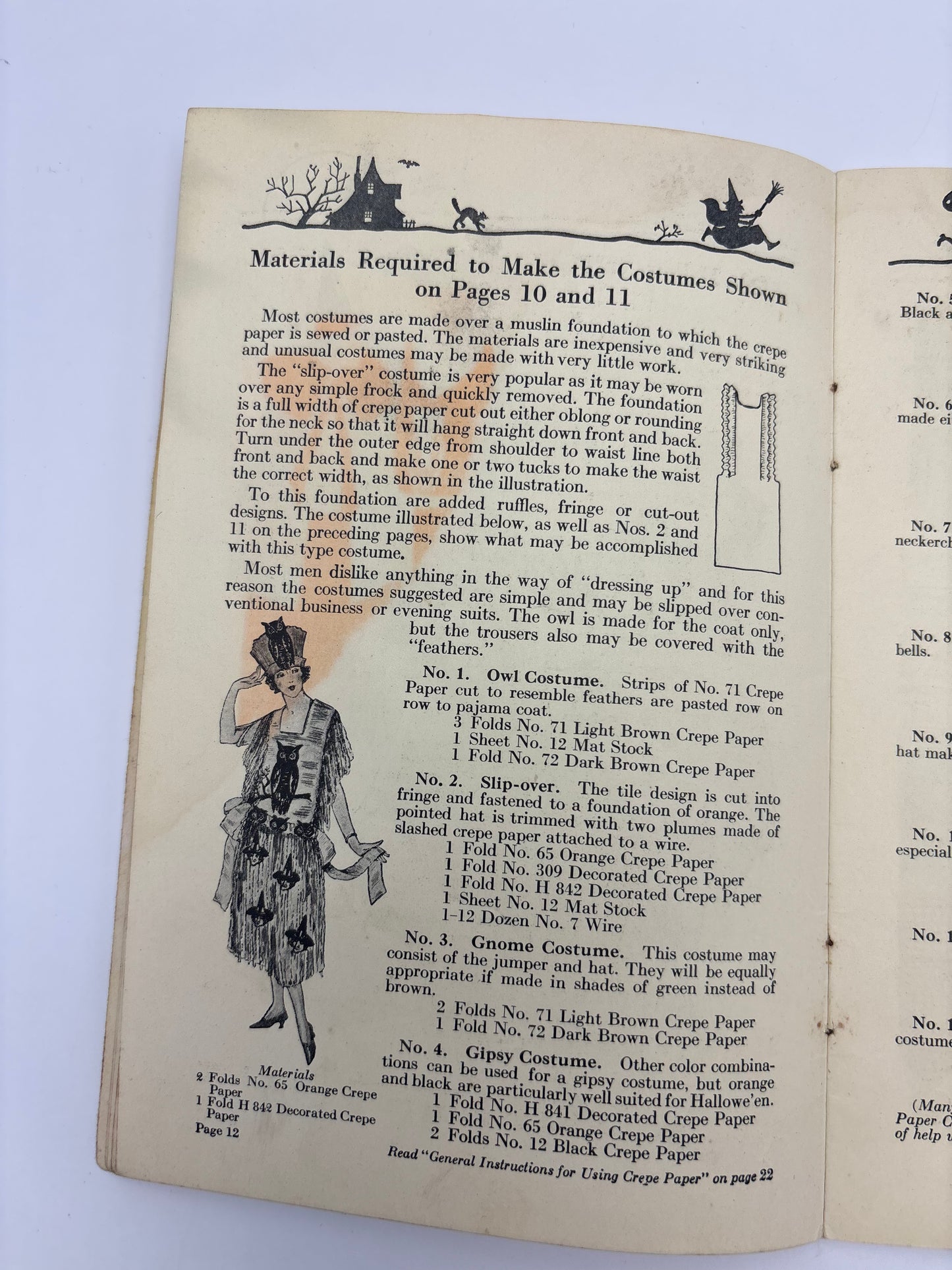 Vintage Halloween 1923 Softcover Dennison Bogie Book