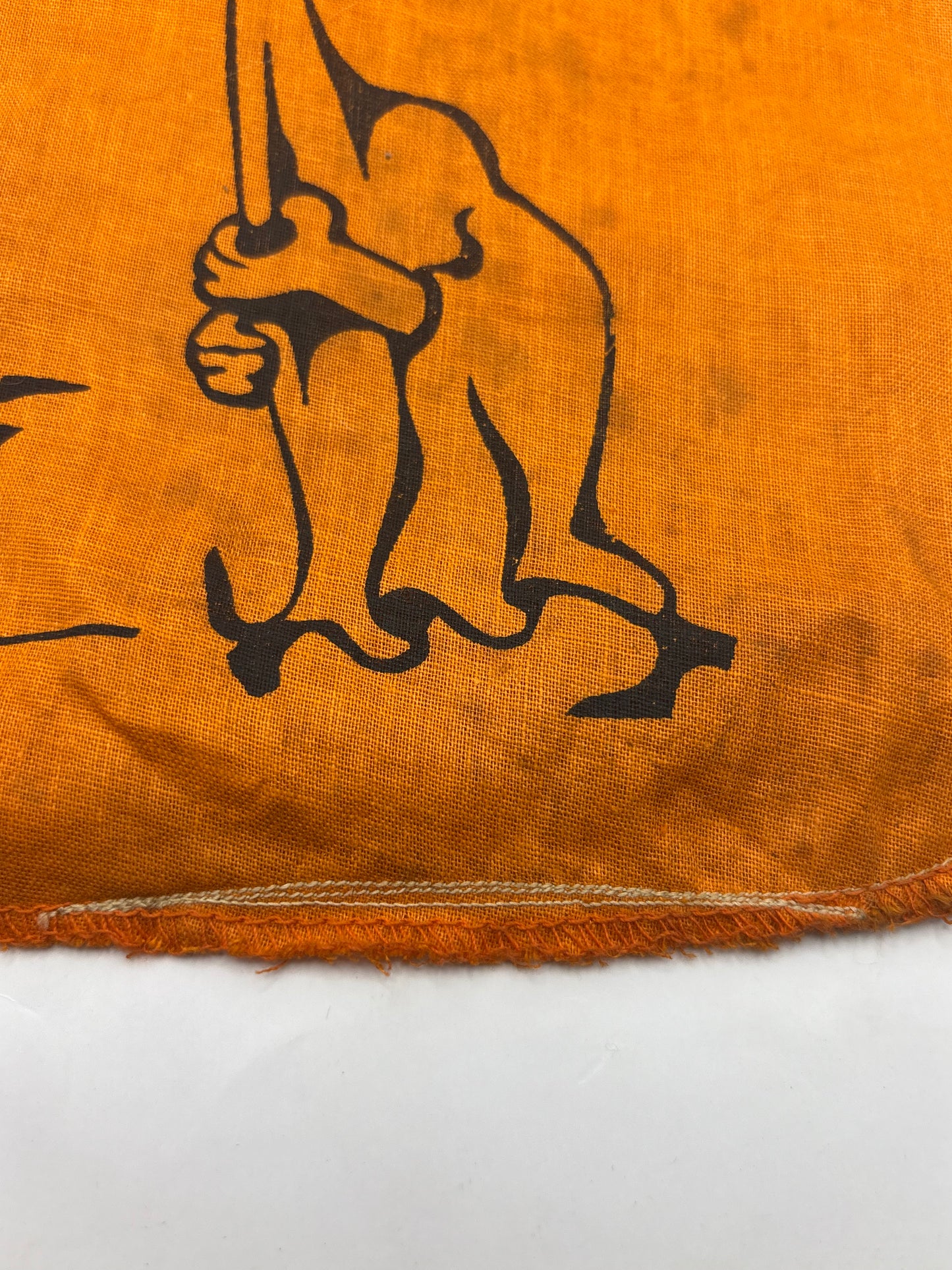 Vintage Halloween 1950s Cloth Trick Or Treat Bag