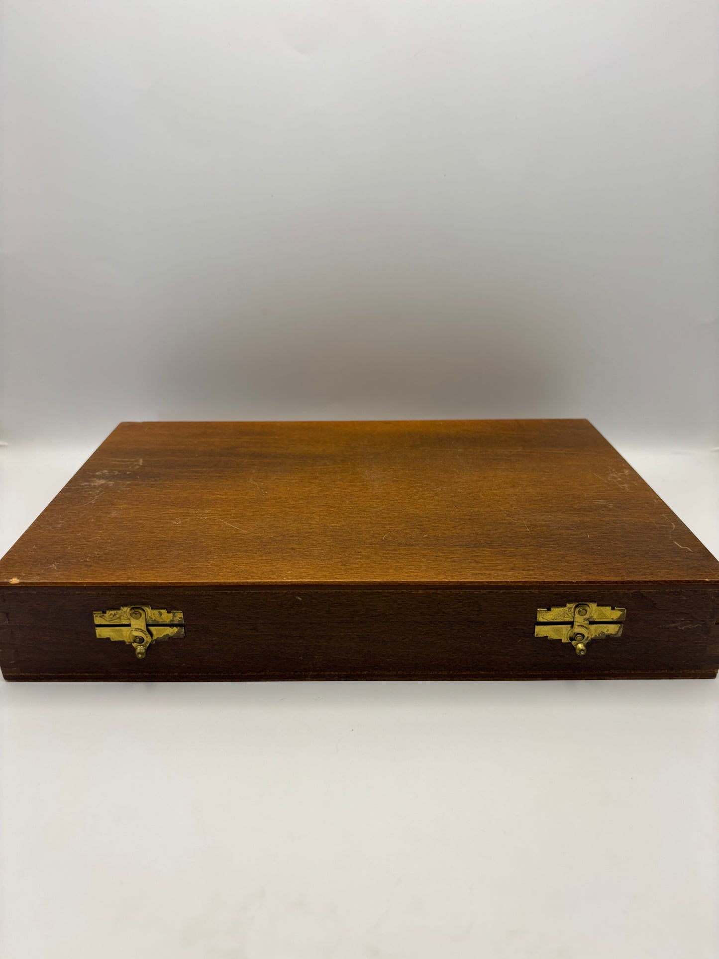 Vintage Wooden Box of Glass Slides of Blood Samples. Real Life Dexter Stuff!