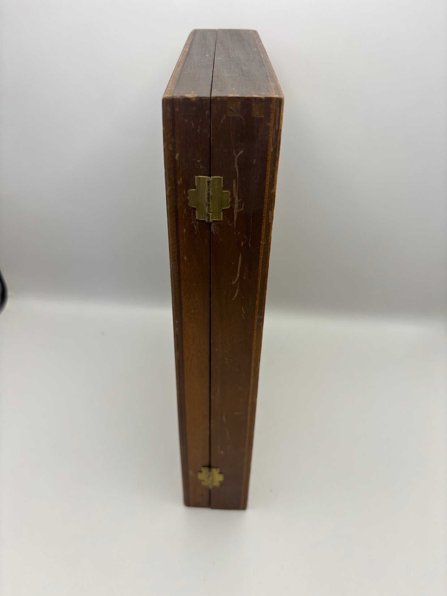 Vintage Wooden Box of Glass Slides of Specimen Samples. Real Life Dexter Stuff! (Copy)