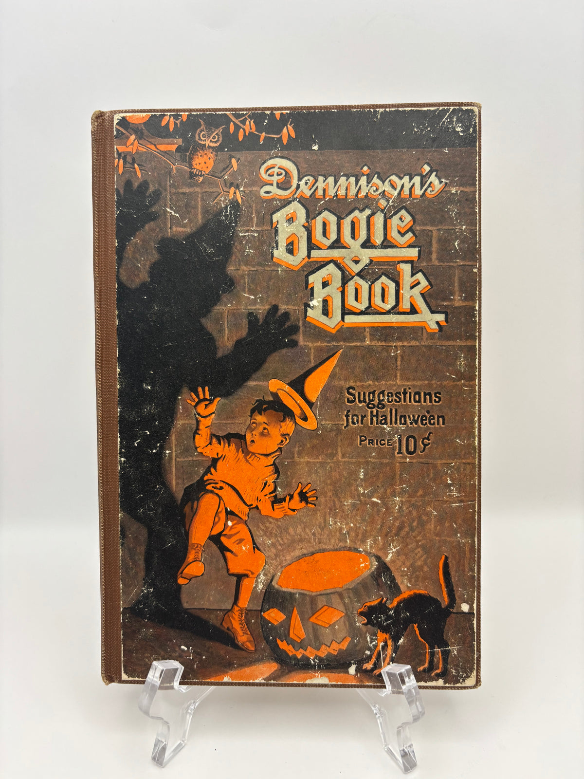 Vintage Halloween RARE 1923 Hardcover Dennsion Bogie Book