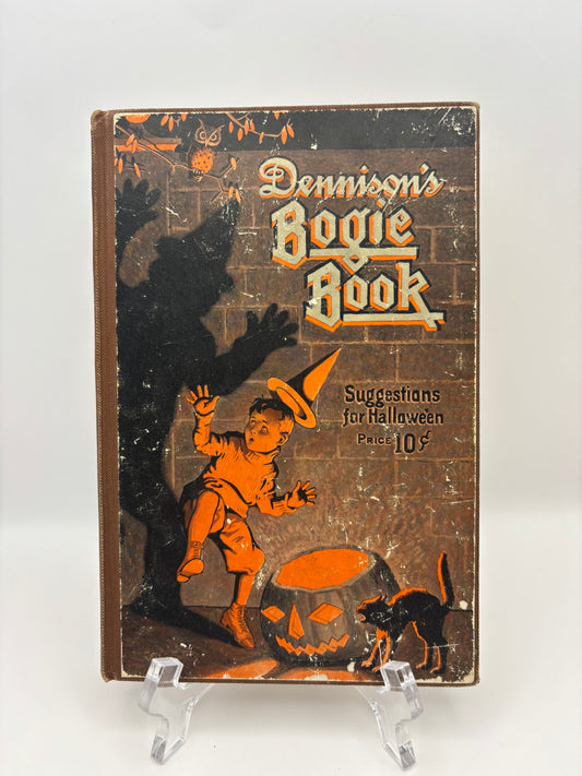 Vintage Halloween RARE 1923 Hardcover Dennsion Bogie Book