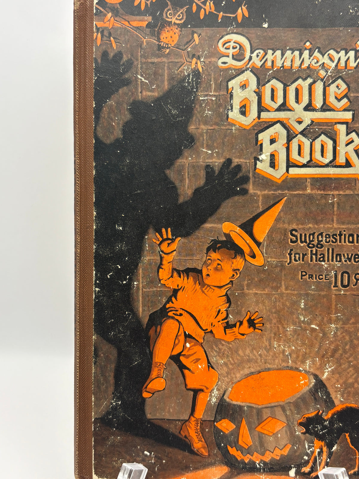 Vintage Halloween RARE 1923 Hardcover Dennsion Bogie Book