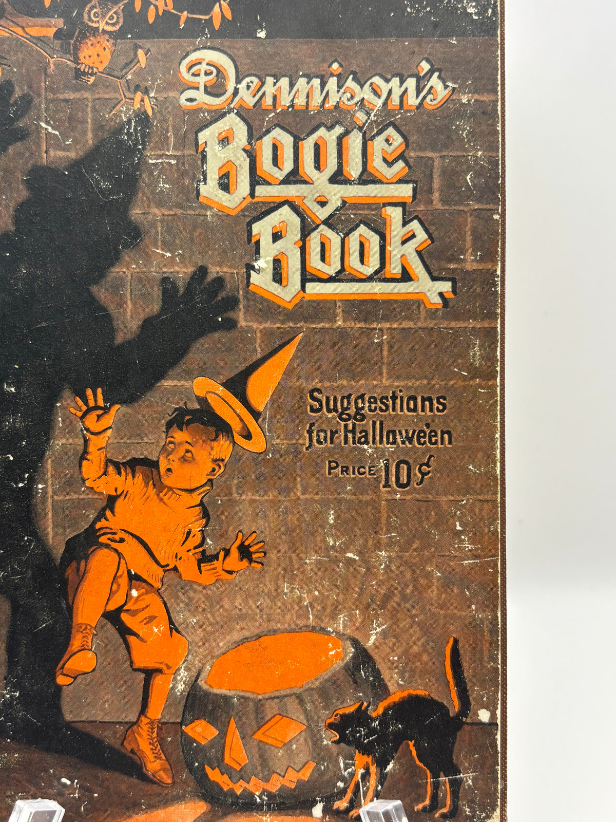 Vintage Halloween RARE 1923 Hardcover Dennsion Bogie Book