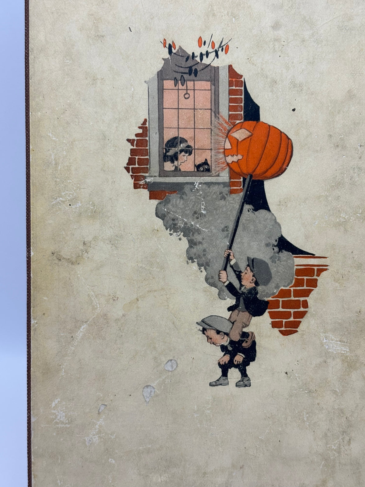 Vintage Halloween RARE 1923 Hardcover Dennsion Bogie Book