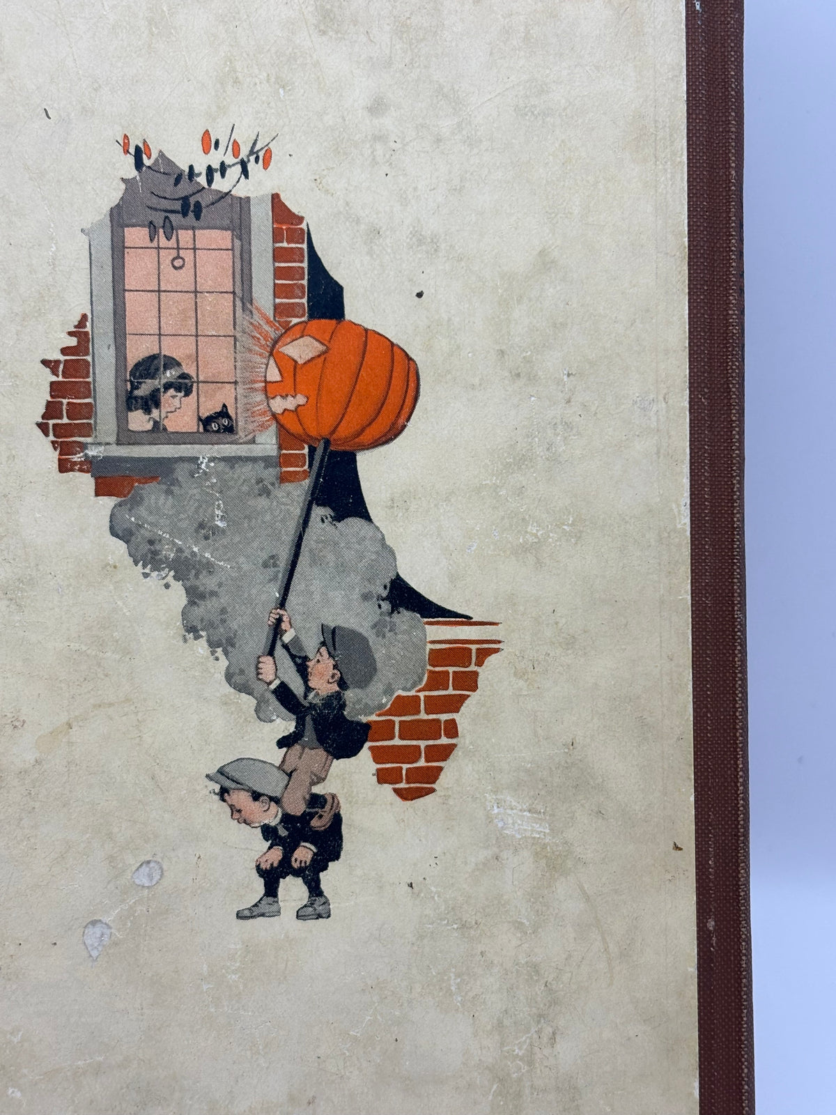 Vintage Halloween RARE 1923 Hardcover Dennsion Bogie Book