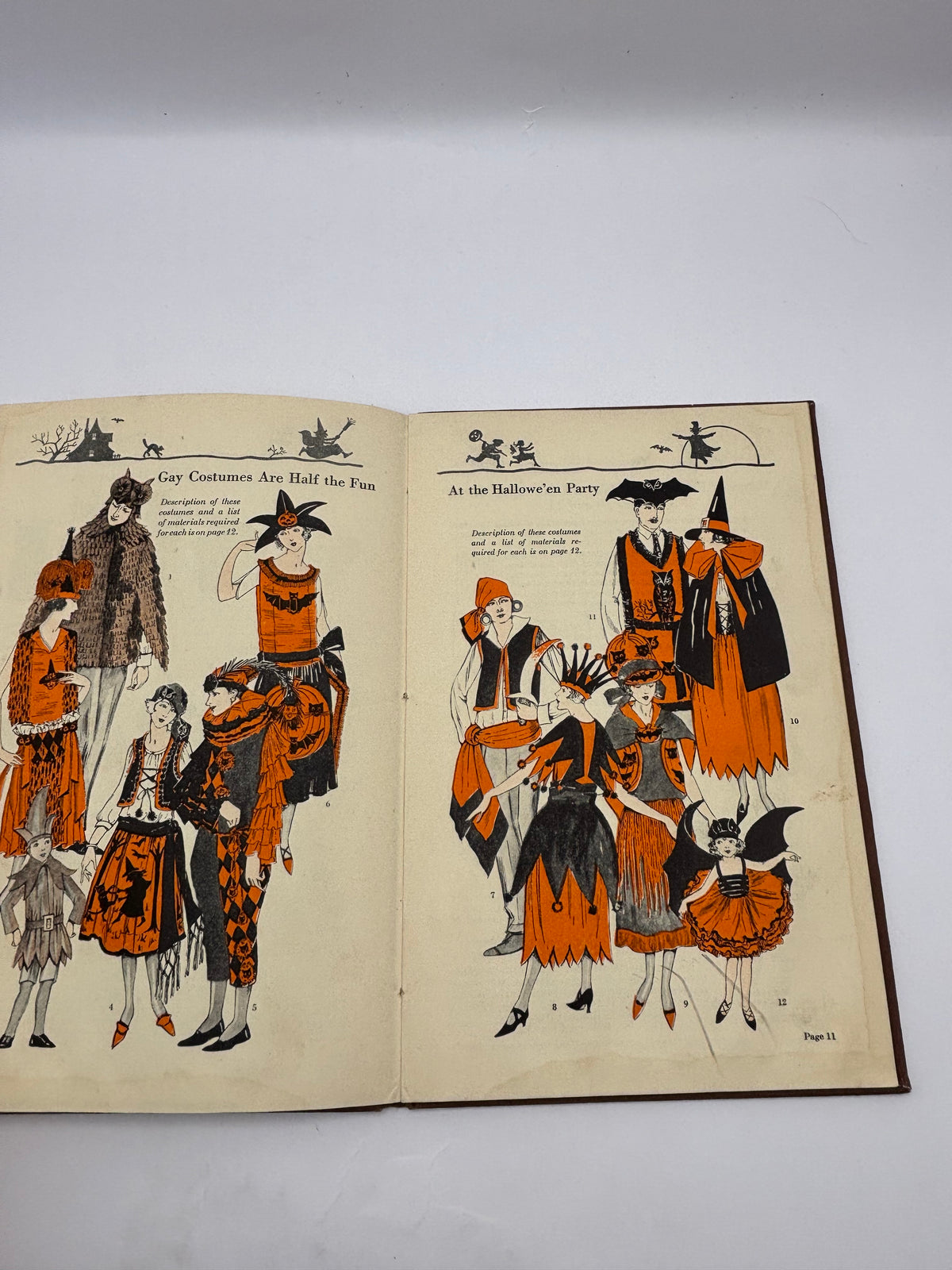 Vintage Halloween RARE 1923 Hardcover Dennsion Bogie Book