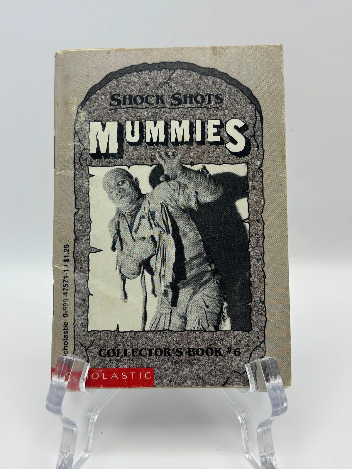 Vintage 1994 Shock Shots Mummies Scholastic Pocket Book
