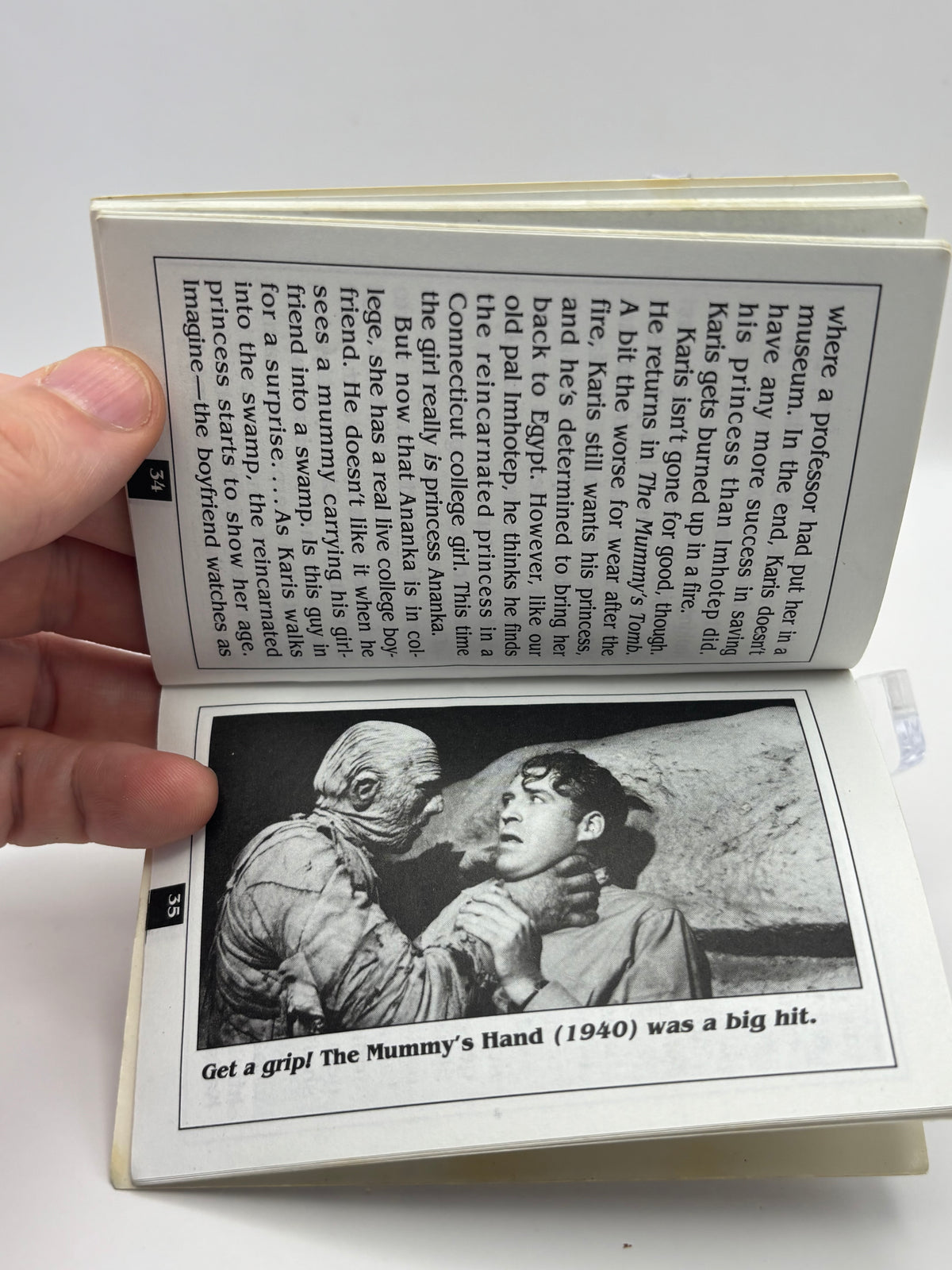 Vintage 1994 Shock Shots Mummies Scholastic Pocket Book