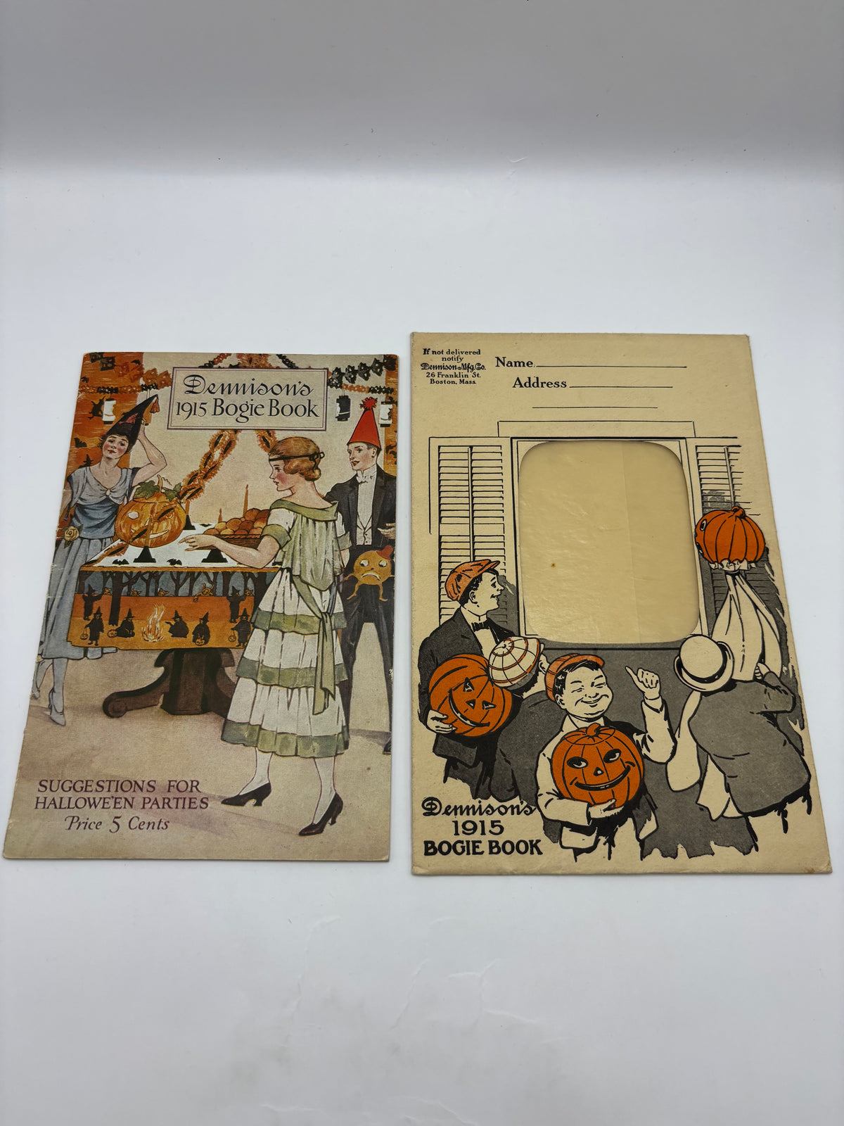 1915 Dennison's Bogie Book in Original Envelope