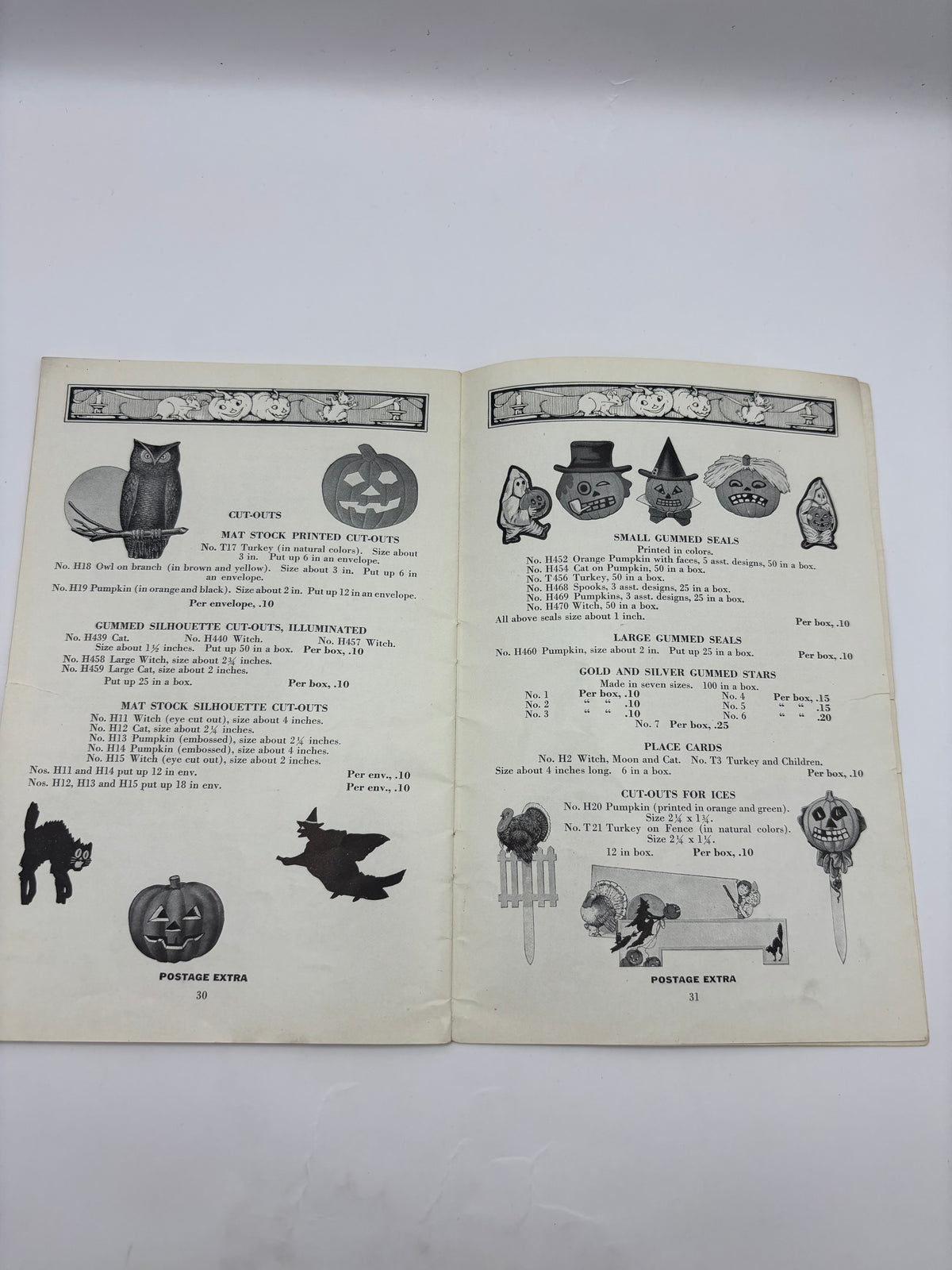 1915 Dennison's Bogie Book in Original Envelope