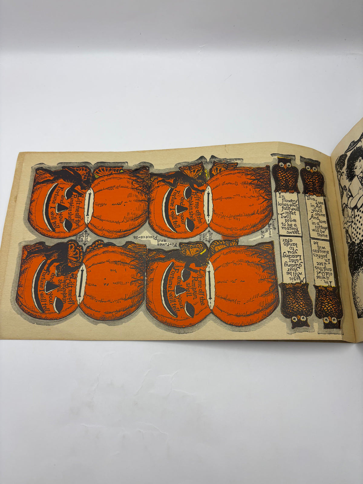 1923 Beistle Hallowe'en Decorations Children's Hallowe'en Party Book