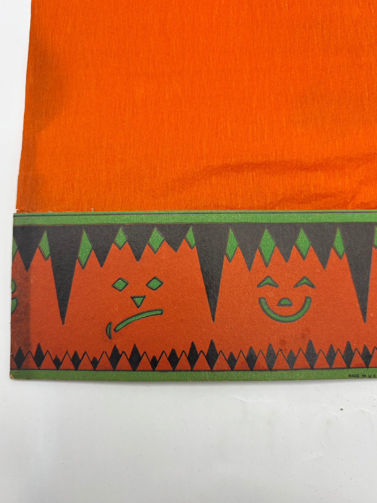 Vintage Halloween 1920s Crepe Paper Halloween Party Hat