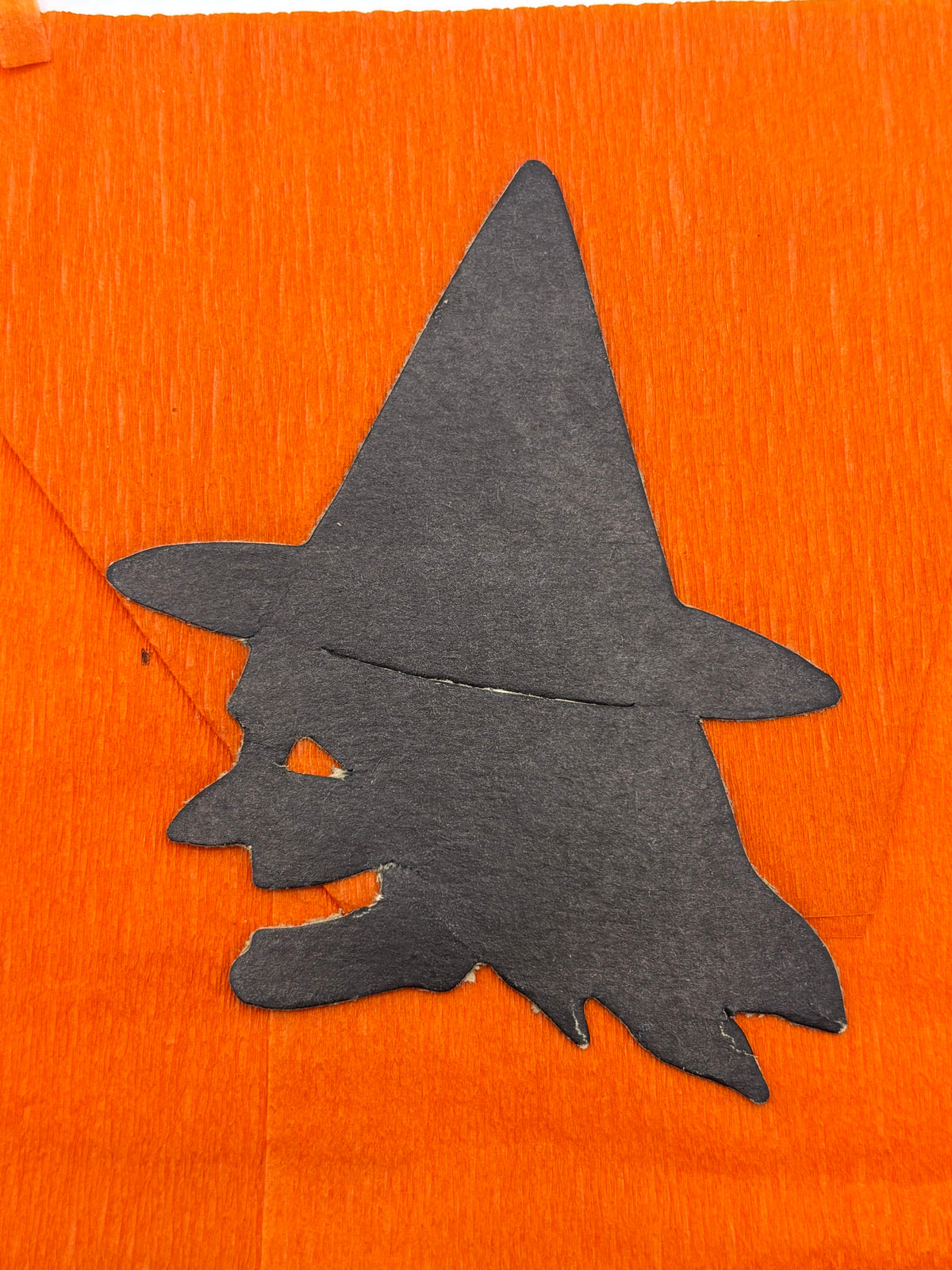Vintage Halloween 1920s Crepe Paper Halloween Party Hat