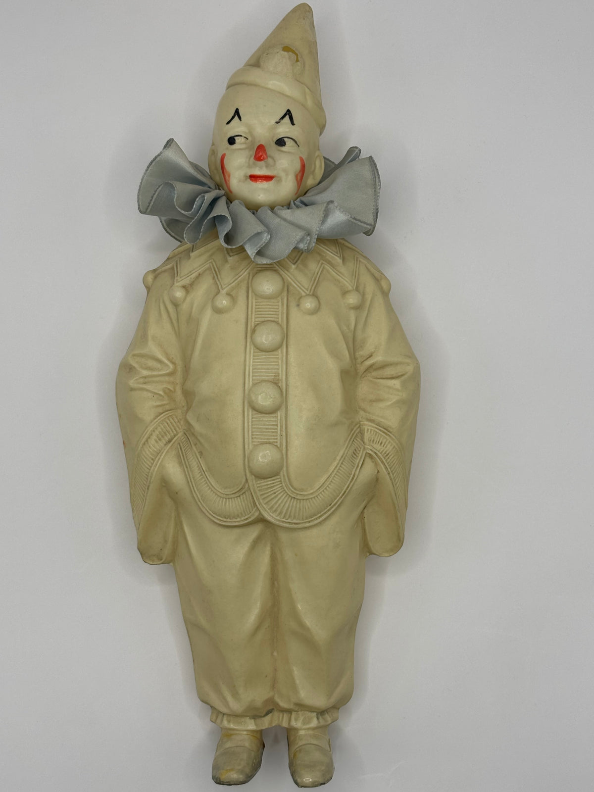 Antique Early 1900s Celluloid Clown Rattle