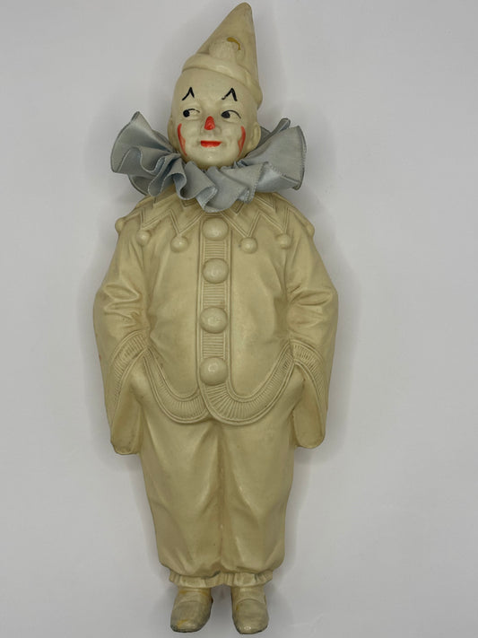 Antique Early 1900s Celluloid Clown Rattle