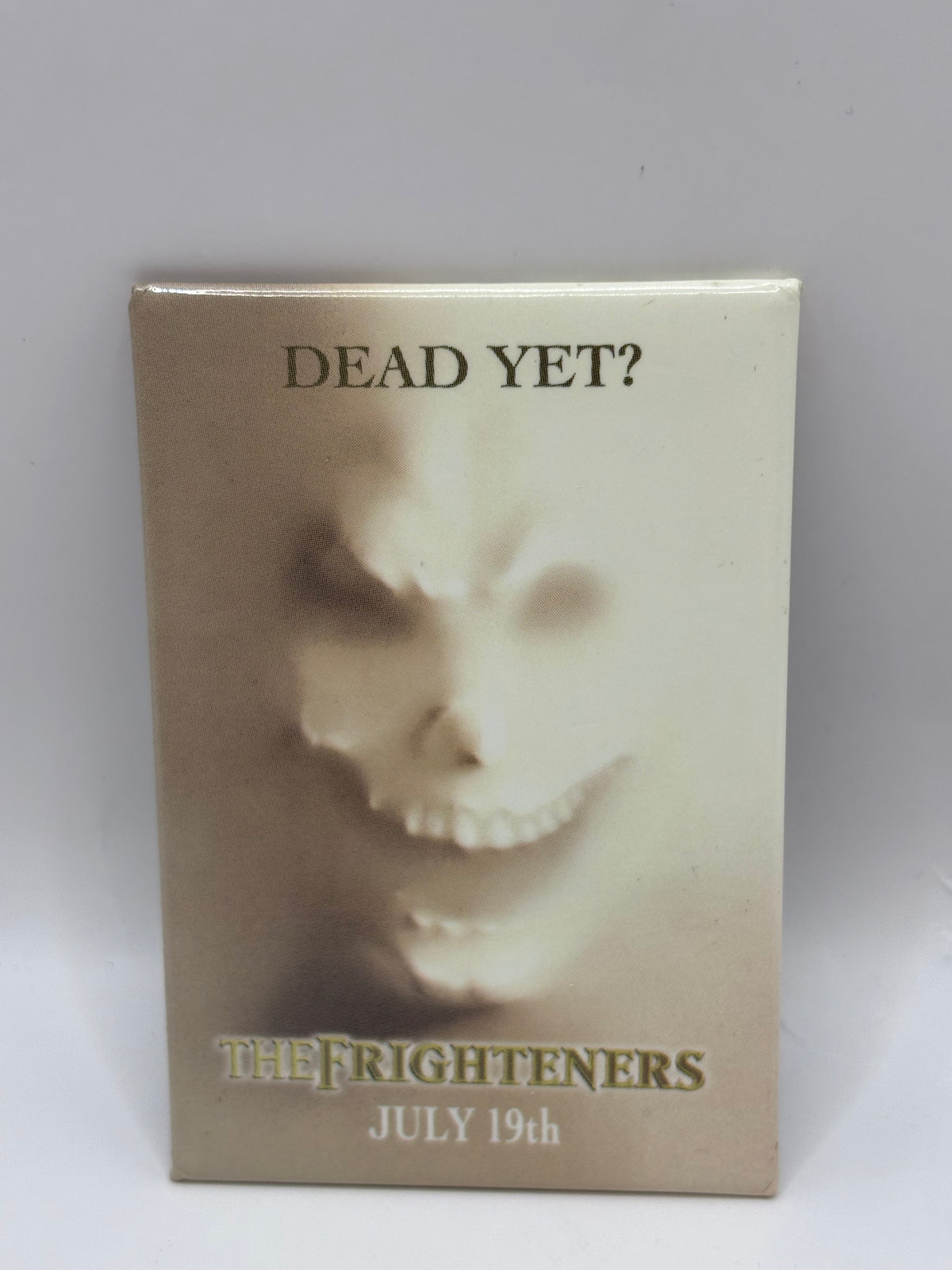 Vintage 1996 The Frighteners Movie Promo Button