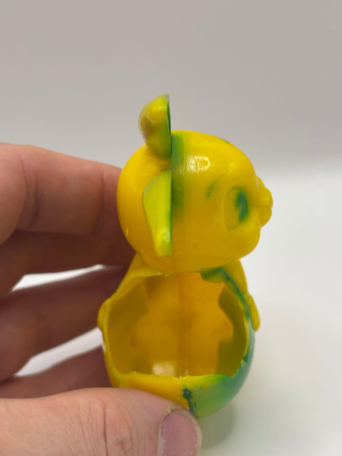 VIntage 1950s Easter Bunny Hard Plastic Candy Container