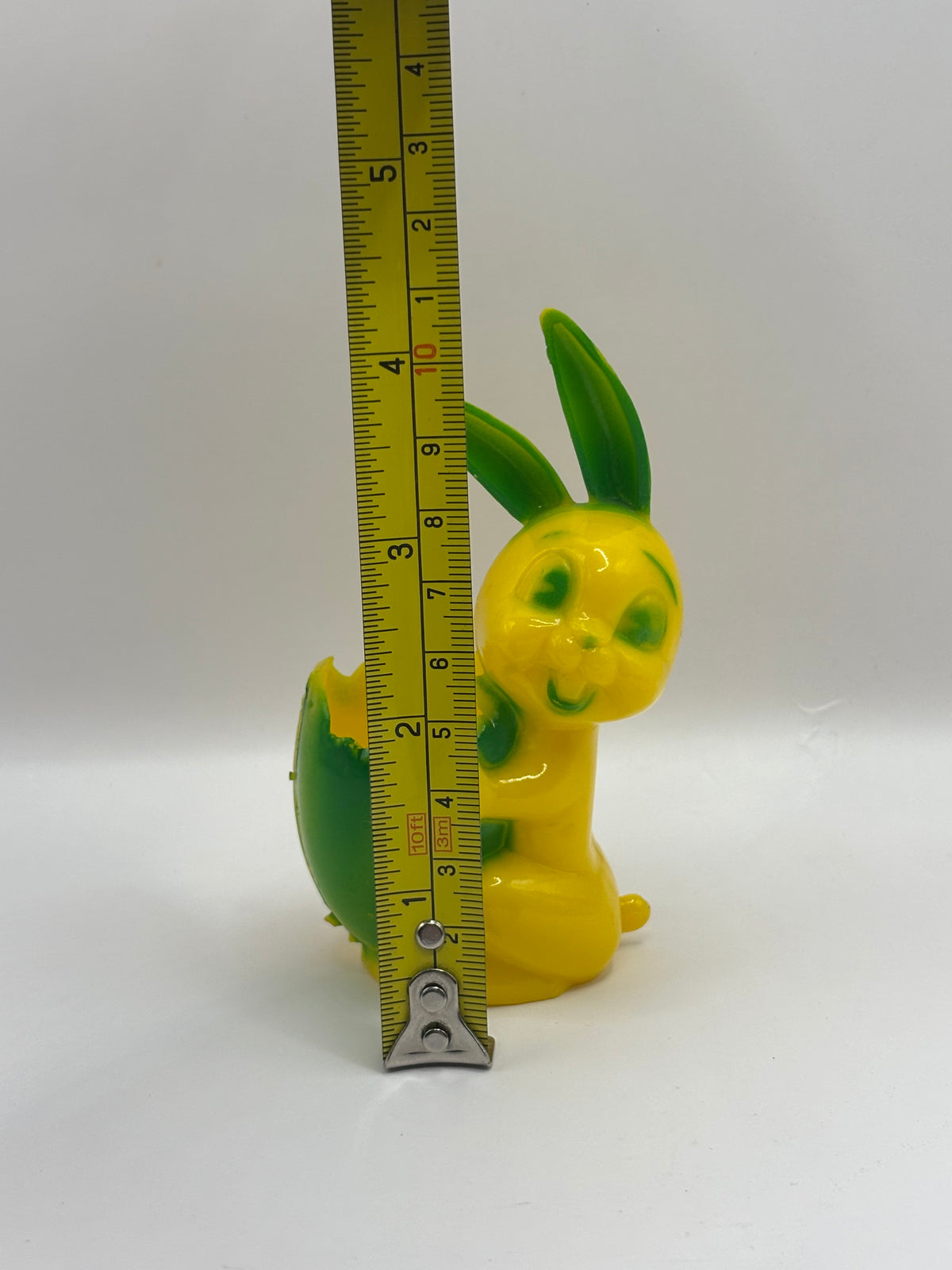 VIntage 1950s Easter Bunny Hard Plastic Candy Container