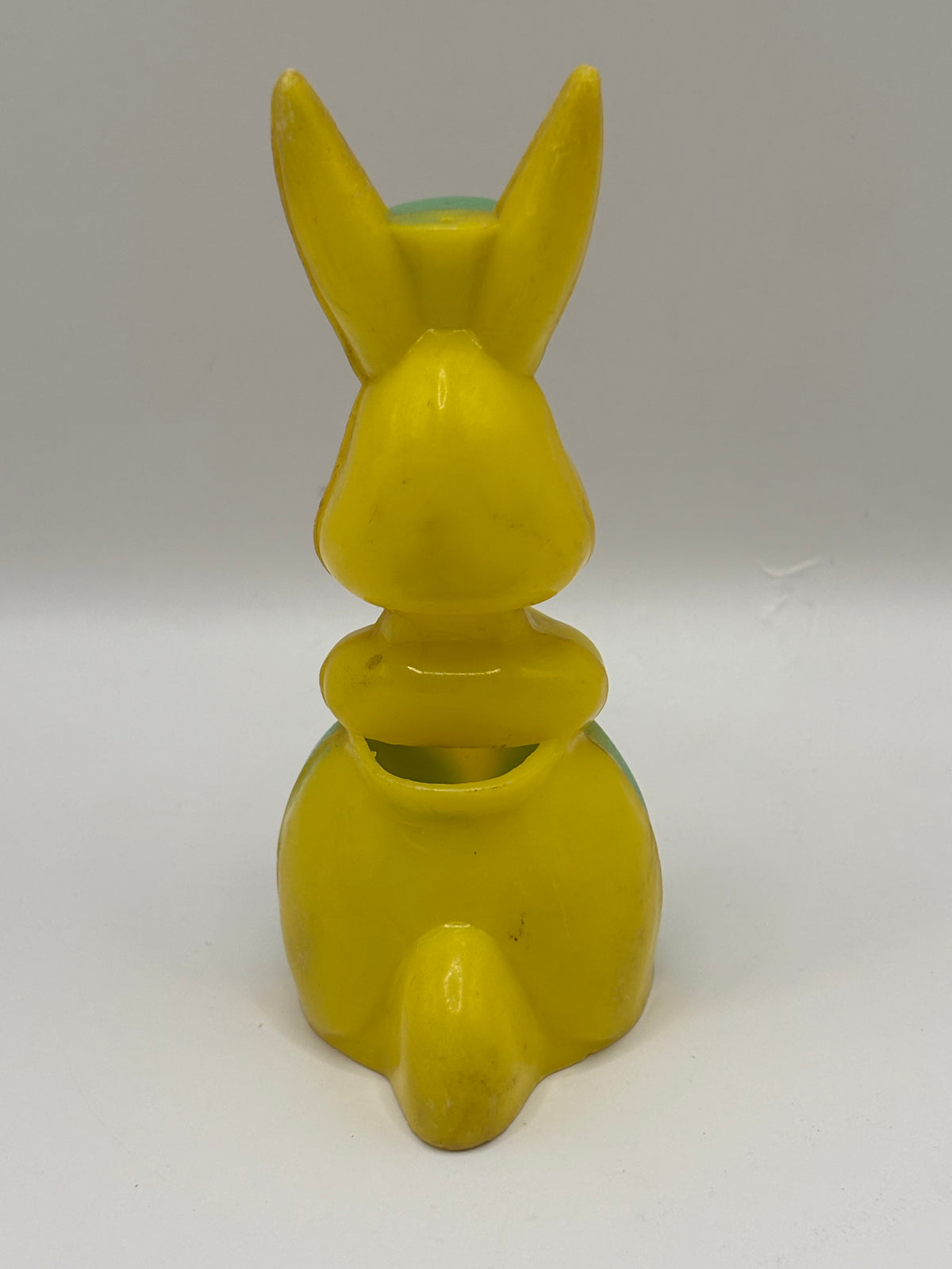 Vintage 1950s Easter Bunny Hard Plastic Candy Container